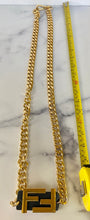 Load image into Gallery viewer, Gold chunky belt/ chain
