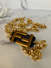 Load image into Gallery viewer, Gold chunky belt/ chain
